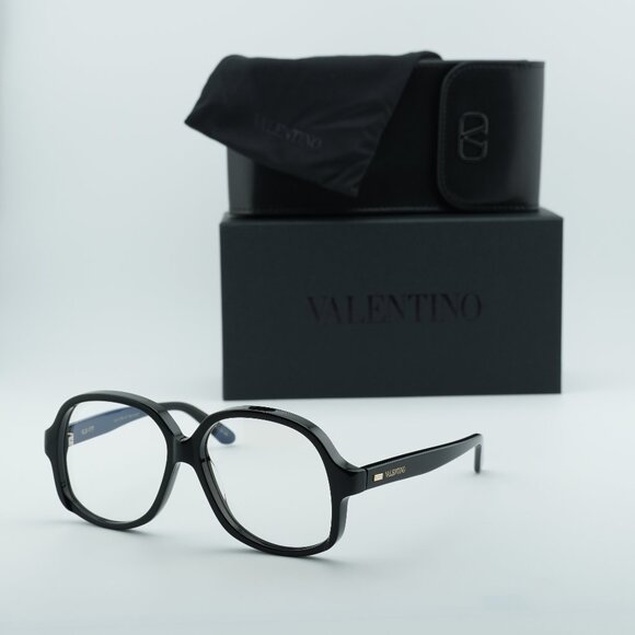 Valentino VLX-177 177A Square Eyeglasses - Black/Gold 59mm